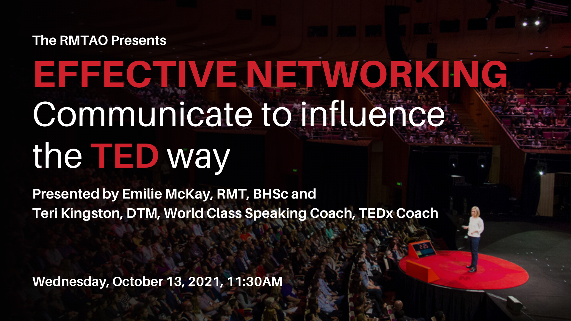 Effective Networking: Communicate to Influence the TED way